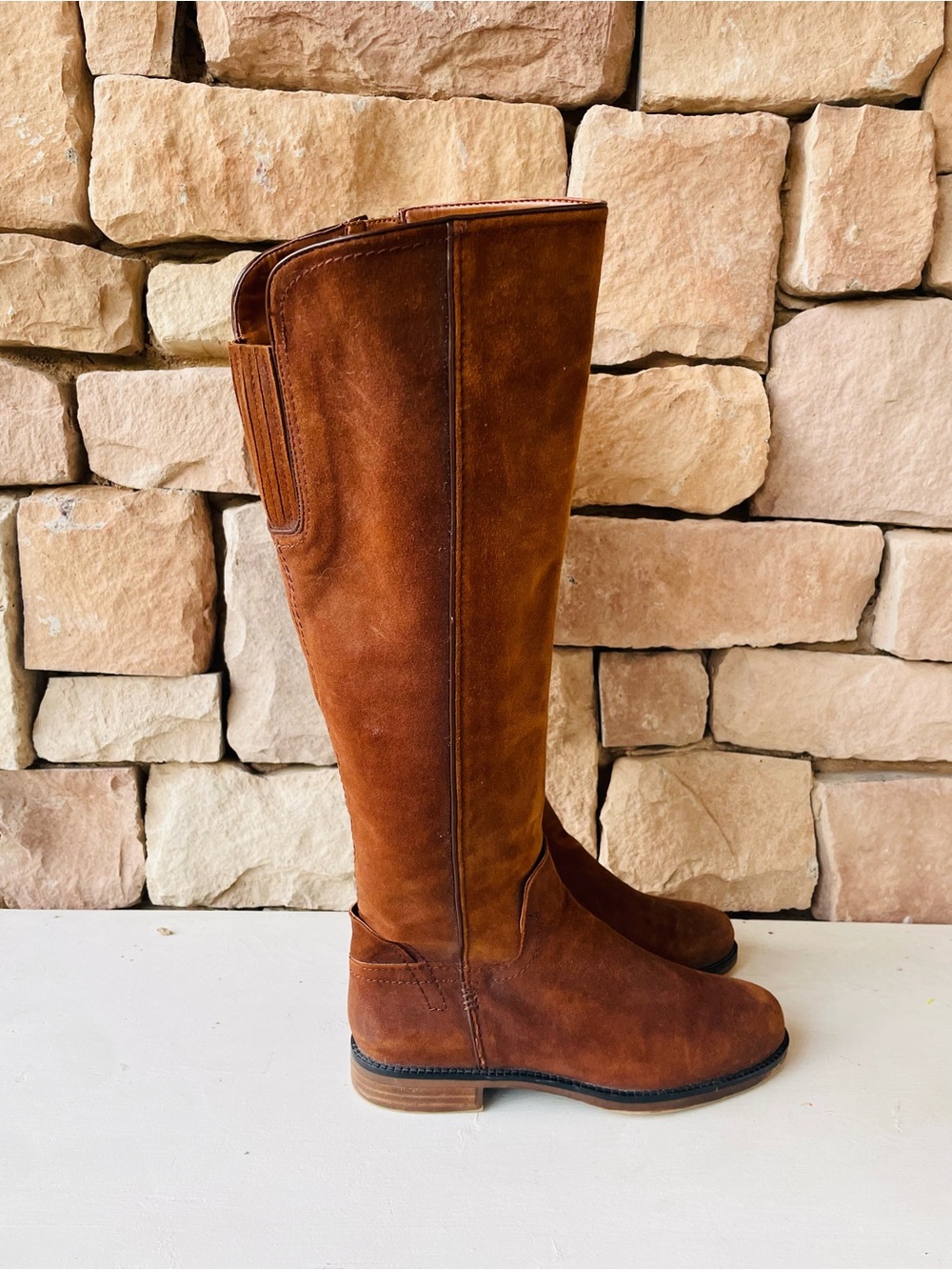 Vince Camuto Chandra Tall Brown Riding Boot